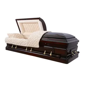 Cheap coffins made in China Funeral coffin A large box containing dead people coffin