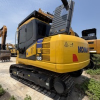 Excavator Crawler Mini 13 Ton Kelas Berat, Gearbox PLC, Mesin Komatsu Handal, Kekuatan Gali Tinggi, Bekas Konstruksi