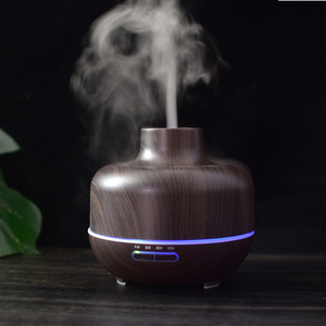 Difusor de aroma de madera de 0.5L con alimentación USB y luz LED para uso doméstico - Product Image 5