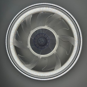 พัดลมเพดานในร่ม E27เบ้า3ใบพัดและรีโมทคอนโทรลบ้านห้องนอนเด็กห้องนั่งเล่นห้องครัว - Product Image 1