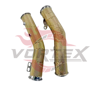 ท่อหุ้ม SS304หุ้มฉนวนหุ้มทอง Vortex สำหรับ MC20มาเซราติอัปเกรดประสิทธิภาพการทำงาน - Product Image 5