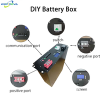 /CE Solutions d'alimentation de secours à domicile protégées Stockage d'énergie modulaire résistant à la poussière et aux chocs 5 kWh Supports de boîtes de batterie en métal