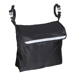 Folding Walker Bag With Cup Holder Black Rollator Bag for Seniors Drive Walker Storage Basket - Product Image 3