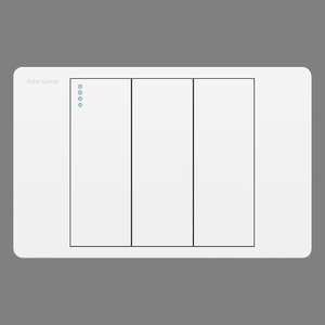 Panel de Distribución de Material para PC con Panel Táctil Ultrafino de 10A y 250V, Interruptor y Enchufe de Pared Blanco Mate, Apto para Hoteles y Hogares - Product Image 3