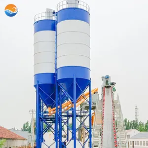 Bolted vertical steel fly ash silo storage tanks 50 ton to 1000 tons cement silo for concrete batching plant silo