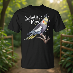 Camiseta Cockatiel Mom Bird Lover para mujeres y hombres, talla S a XXL - Product Image 3