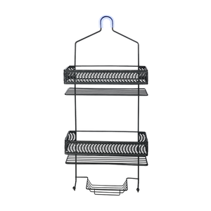 Organisateur de <span class=keywords><strong>Douche</strong></span> Suspendu Antirouille Sans Perçage pour Salle de Bain avec Crochets - Product Image 1