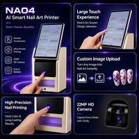 Imprimante 3D AI pour l'art des ongles, écran tactile 15,6 pouces, caméra 22MP, pour les salons de manucure