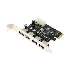 Máy Tính Pcie Để Usb3.0 Riser <span class=keywords><strong>Card</strong></span> <span class=keywords><strong>Pci</strong></span> <span class=keywords><strong>Express</strong></span> Pcie 1X1 Đến 4 <span class=keywords><strong>Usb</strong></span> 3.0 Multiplier Splitter Hub 1x Đến 16x Adapter - Product Image 2