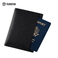 TILONSTAR TPW113 usine personnalisé litchi motif cuir blanc RFID porte-passeport couverture pour passeport et porte-carte
