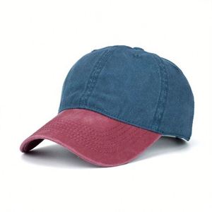 Gorras de Béisbol de 6 Paneles al por Mayor de Buena Calidad, Diseño Personalizado con Letras, Gorra Deportiva de Algodón, Rendimiento Lavado, Sarga Chino, Cobre Dorado - Product Image 3