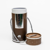 Tubes d'emballage en papier ronds personnalisés de luxe avec ruban de soie pour bougie vin parfum artisanat stockage ou affichage
