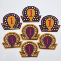 Écusson brodé personnalisé Omega Psi Fraternity Sorority, badge chenille lettres grecques Alpha Sorority, directement de l'usine, pour chapeau