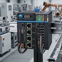 Controlador de Movimiento PLC EtherCAT OEM/ODM de 1ns y 256 Ejes, Controlador Lógico para Sistemas Robóticos Complejos