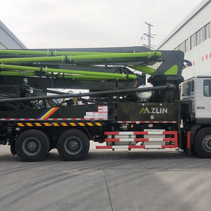 Pompe à béton mobile montée sur camion Zoomlion à moteur diesel, flèche sectionnelle de 56 m, productivité de 170 m³/h, 2001-4000 heures, vente chaude - Product Image 4