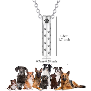 Wholesale Modern Stainless Steel Ashes Cremation Jewelry-Cremains Pendant Necklace and Pet Memorial <b>Urn</b> Casket - Product Image 1