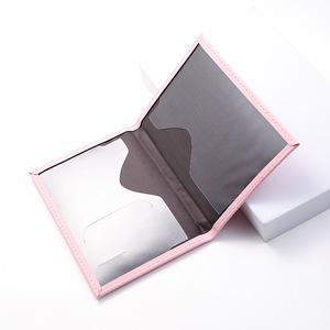 Porte-passeport en cuir PU multicolores résistant à l'eau, simple, en gros, avec emplacement pour carte SIM pour les voyages - Product Image 4