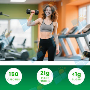 OEM fabrika ab ve USDA olmayan gdo Vegan organik bezelye izole Protein tozu bezelye, kahverengi pirinç, Chia tohumları organik Protein - Product Image 3