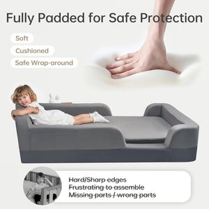 Wholesale Modern Hot Sale Foam <b>Floor</b> <b>Bed</b> for Children Bedroom Furniture Safe Kids Soft Frame <b>Beds</b> With Sponge Mattress Kids <b>Bed</b> - Product Image 3