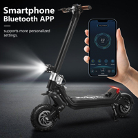 Scooter Eléctrico de Doble Motor de 2400W con Neumáticos Todoterreno de 11 Pulgadas, Plegable, para Adultos, Disponible en Alemania, Reino Unido y EE. UU.
