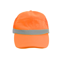 Casquette de baseball en maille réfléchissante haute visibilité personnalisée, chapeau de sécurité fluorescent, équipement de sécurité, travail, construction, course à pied