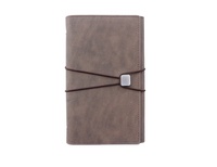 Carnet de notes A5 classique vintage en cuir PU, organiseur/agenda à feuilles mobiles avec reliure métallique à 6 trous, idéal pour le bureau et l'école, cadeau parfait