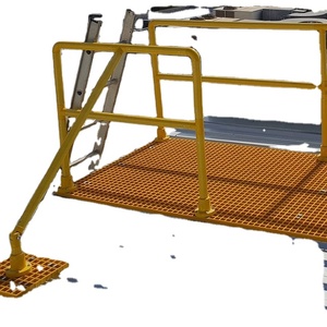 Plancher de passerelle en fibre de verre moulé avec grille - Product Image 1