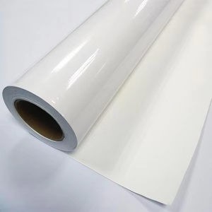 Yazdırılabilir eko Solvent parlak mat PVC yapıştırıcı vinil araç kaplama siyah tutkal kendinden yapışkanlı vinil rulo - Product Image 1