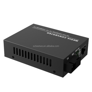 ตัวแปลงไฟเบอร์กิกะบิตอีเธอร์เน็ตจากซัพพลายเออร์จีน ความเร็ว 1000Mbps แบบ Single Mode Simplex SC 1GE RJ45 Media Converter - Product Image 1