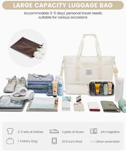 Bolsa de Lona Cruzada de Hombro para Mujer, para Compras, Viajes, Trabajo, Resistente, Personalizable, Bolsa de Mensajero - Product Image 5