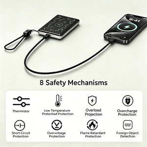 Batería de Estado Semisólido CCC de 5000 mAh, Carga Rápida PD de 22.5 W, Banco de Energía Portátil Tipo C de 15 W/10 W/7.5 W/5 W/2.5 W - Product Image 5