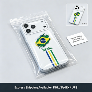 Custodia Magnetica Anti-Graffio <span class=keywords><strong>per</strong></span> <span class=keywords><strong>iPhone</strong></span> Serie 17/15 Pro Max & Plus, con Tema Nazionale Bandiera Brasiliana Blu <span class=keywords><strong>Giallo</strong></span> Verde - Product Image 5