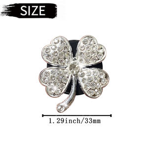 Muy agradable joya en forma <span class=keywords><strong>de</strong></span> trébol difusor <span class=keywords><strong>de</strong></span> aire para coche ambientador <span class=keywords><strong>de</strong></span> Clip <span class=keywords><strong>de</strong></span> ventilación varios olores salida Auto decoración Interior - Product Image 5