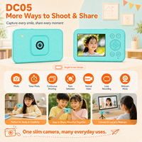 Appareil photo numérique ultra-fin Sprite DC05 48MP 1080P avec écran LCD IPS de 2,4 pouces, zoom 2x-7x, batterie amovible, mémoire intégrée, logo personnalisé, cadeau
