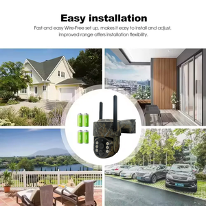 4MP Full HD 4G icsee pin năng lượng mặt trời thông minh hỗ trợ <span class=keywords><strong>camera</strong></span> PTZ ngoài trời với ánh sáng sàn đầy đủ màu sắc phiên bản đêm cảm biến wifi-cmoss - Product Image 3