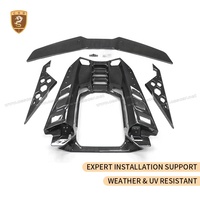 Alerón Trasero de Fibra de Carbono Estilo DK para Lamborghini Revuelto LB744 Facelift, Tapa del Maletero Trasero, Piezas de Carrocería 2023+