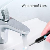 Otoscope visuel sans fil Cuillère en silicone pour les oreilles Endoscope Earpick Camera Ear Cleaner pour enfants et adultes