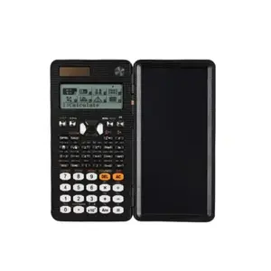 Custom logo mathematics examination cheating gadgets solar powered hand writing scientific calculator with 552 functions