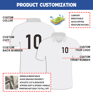 Camiseta <span class=keywords><strong>de</strong></span> Fútbol Personalizable para Invierno, Secado Rápido, Transpirable, Polo Unisex para Adultos, 100% Poliéster, Diseño Vintage - Product Image 2
