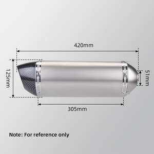 Tubo de Escape Modificado Yoshimura R77 Universal de 51 mm para Motocicleta con Silenciador Db Killer para Honda Xmax300 Cbr650 Z900 R1 R6 <span class=keywords><strong>Er6n</strong></span> Ninja - Product Image 3