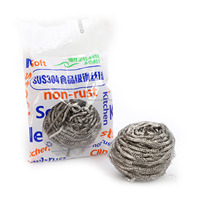 Nettoyeur de vaisselle en acier inoxydable, accessoire de cuisine, pour le nettoyage de la vaisselle
