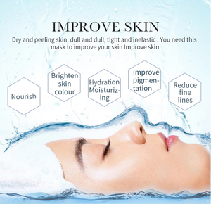 Venta caliente coreano blanqueamiento <span class=keywords><strong>Facial</strong></span> Protecter máscara de hoja <span class=keywords><strong>Facial</strong></span> de caracol con vitamina C e ingredientes herbales para el cuidado de la cara - Product Image 6