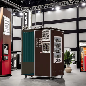 Fabrika doğrudan iyi fiyat sikke işletilen LED muhafaza ile otomatik pasaport kimliği fotoğraf kabini - Product Image 3