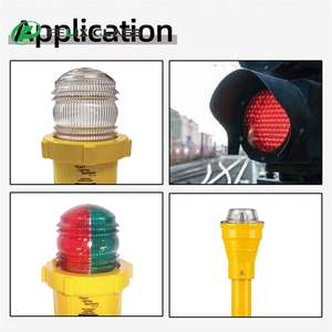 โคมไฟแก้วกันระเบิดที่เป็นมิตรกับสิ่งแวดล้อมสำหรับไฟสนามบินและฝาครอบไฟ - Product Image 2