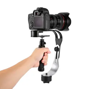 Bom top Video Camera gravação Handheld Steadicam câmera estabilizador Smartphone selfie foto Handle Estabilizador gimbal estável