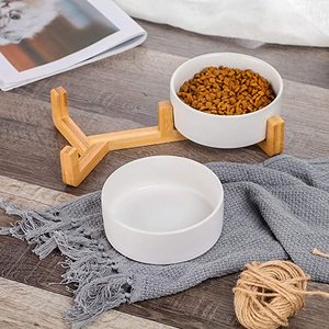 Mangkuk keramik hewan peliharaan, mangkuk anjing kualitas tinggi mangkuk keramik marmer untuk anjing dan kucing - Product Image 4