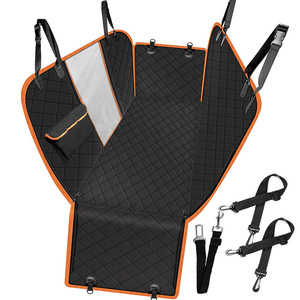 Hamac de support de <span class=keywords><strong>voiture</strong></span> <span class=keywords><strong>pour</strong></span> <span class=keywords><strong>chien</strong></span>, protection anti-rayures, Durable, adapté à toutes les voitures - Product Image 4
