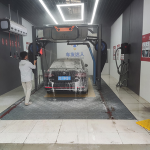 Équipement de lavage de voiture sans contact haut de gamme certifié CE, avec capteur intelligent, mousse électrique, cire et séchage en un seul geste, fournisseur mondial - Product Image 1