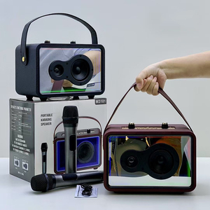 M3101 Mô Hình Mới Không Dây Karaoke Âm Thanh Microphone Máy Karaoke Với RGB Đèn Màu Loa Siêu Trầm Microphone - Product Image 4