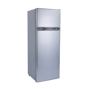 Large Capacity 218 Liter 12/24V Solar Powered Top Freezer Bottom Fridge Cold Function Upright <b>Refrigerator</b> with Solar System - Product Image 4
